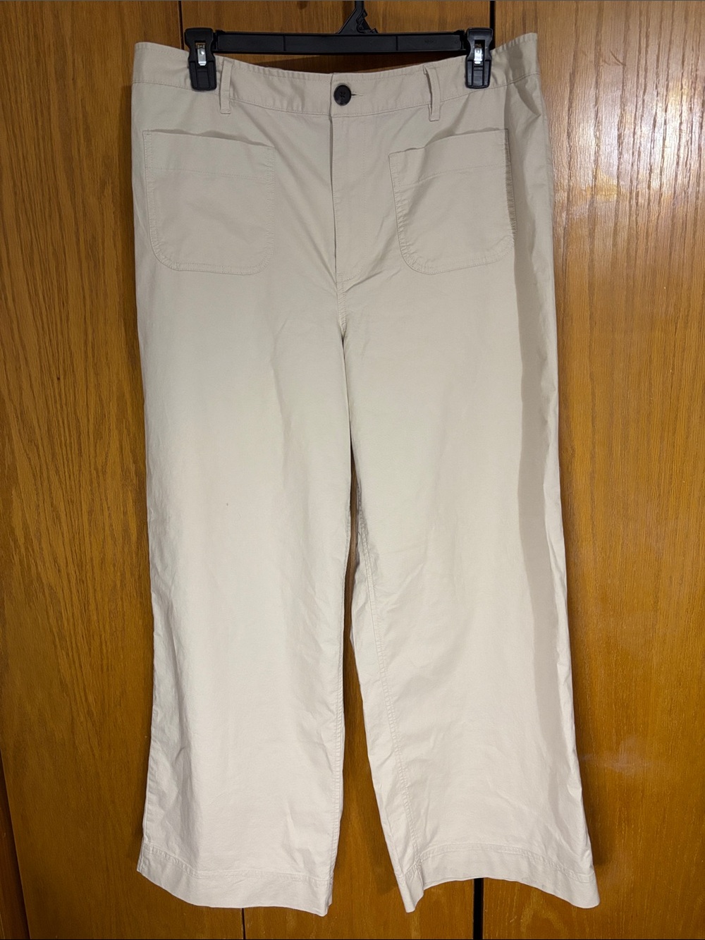 Free assembly pants Cream Wide-Leg Casual Pants